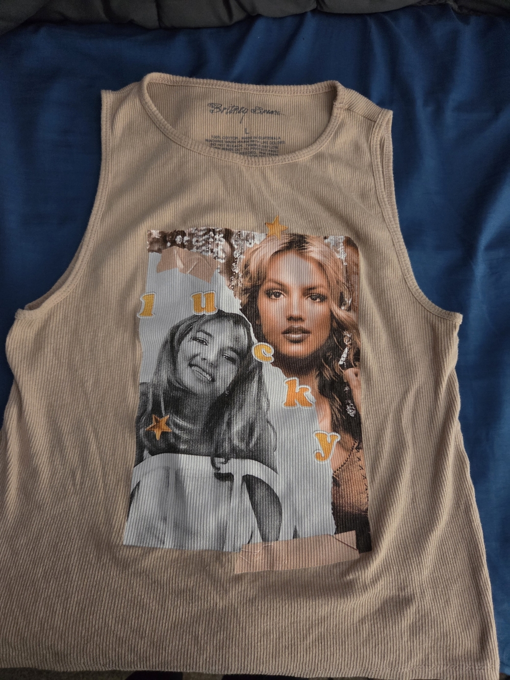 Women's Graphic Britney Spears Lucky Muscle Tee